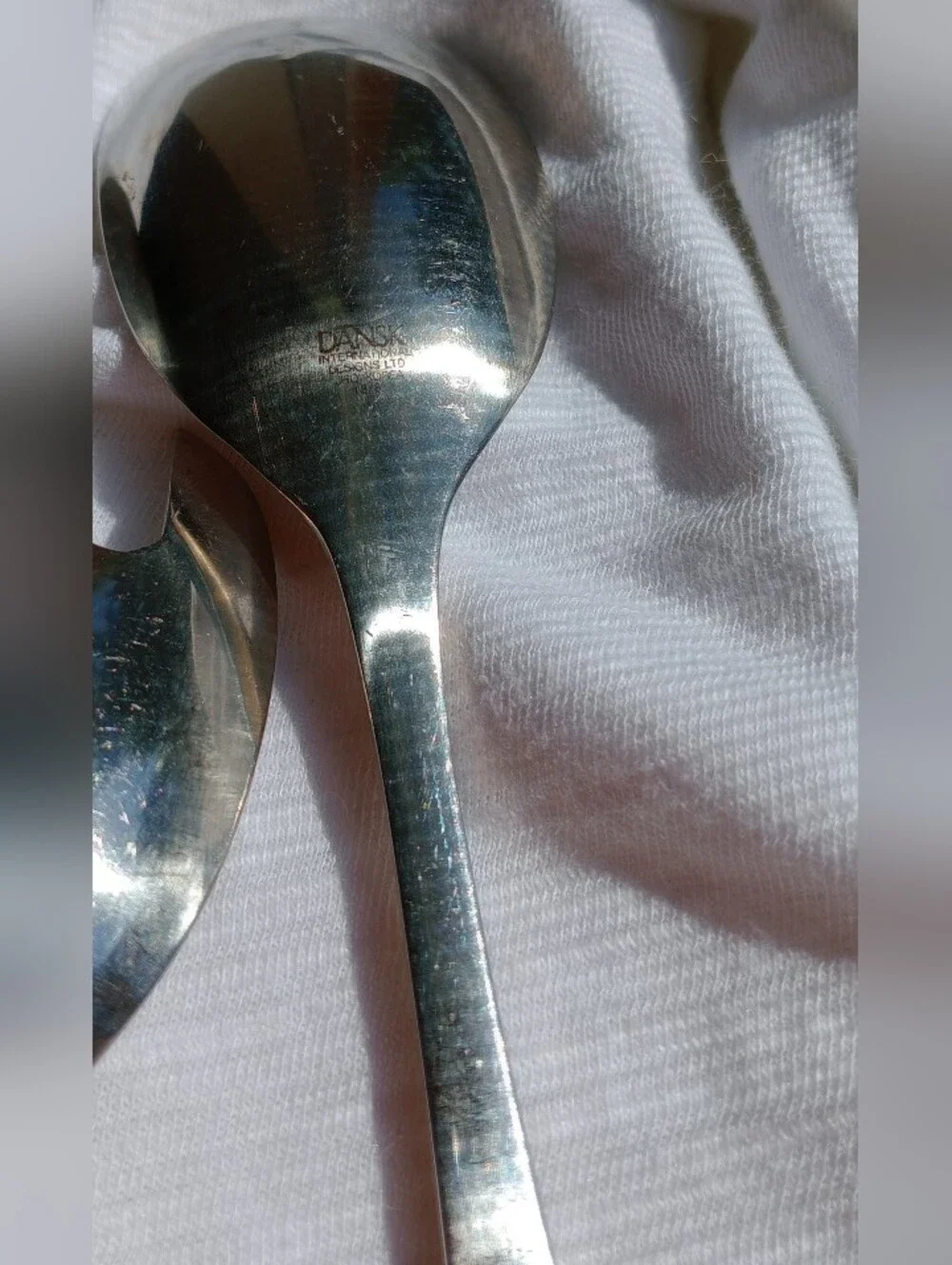Dansk Variation V Three Piece Salad Set One Spoon Two Sporks Stainless